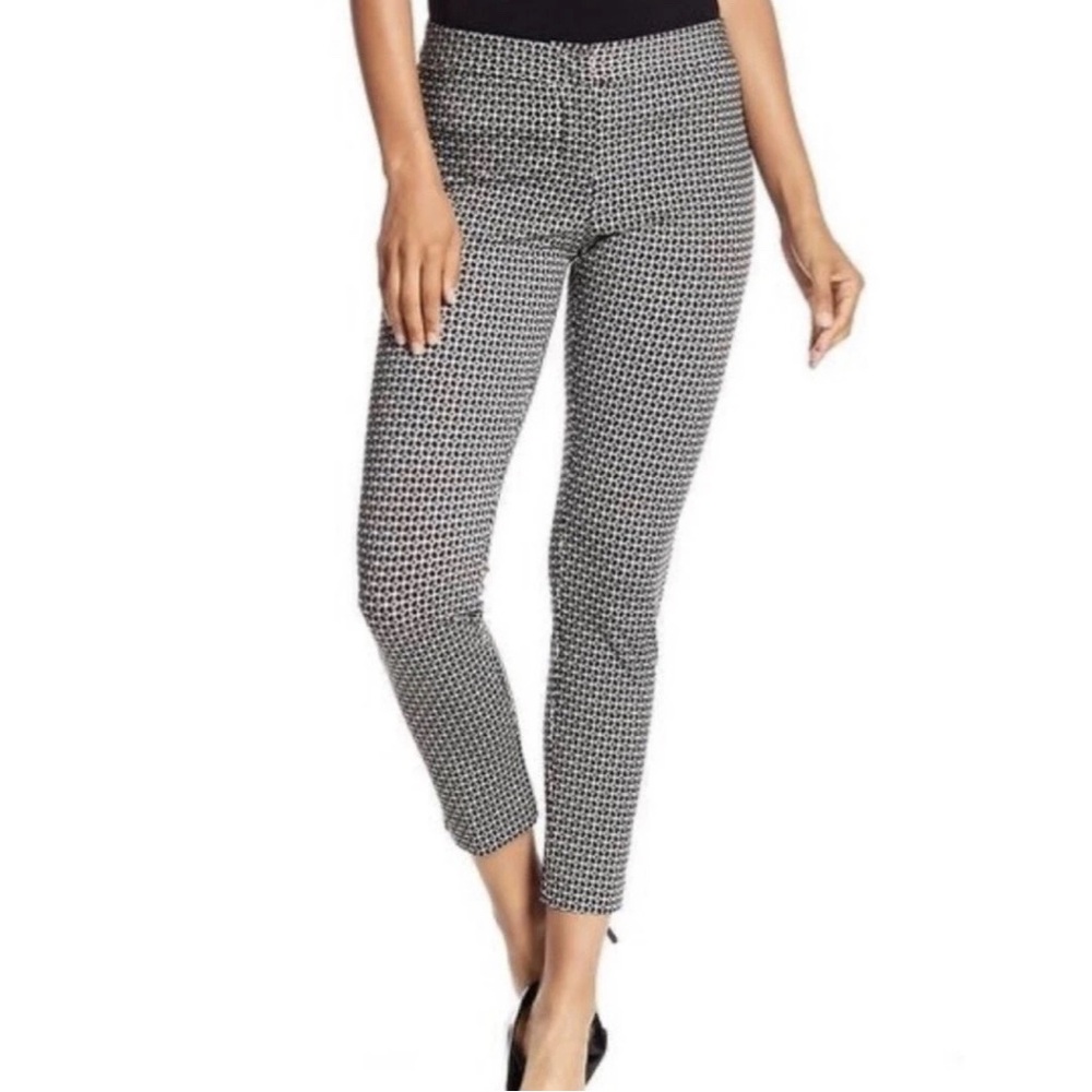 Amanda + Chelsea geometric print cigarette pants 2